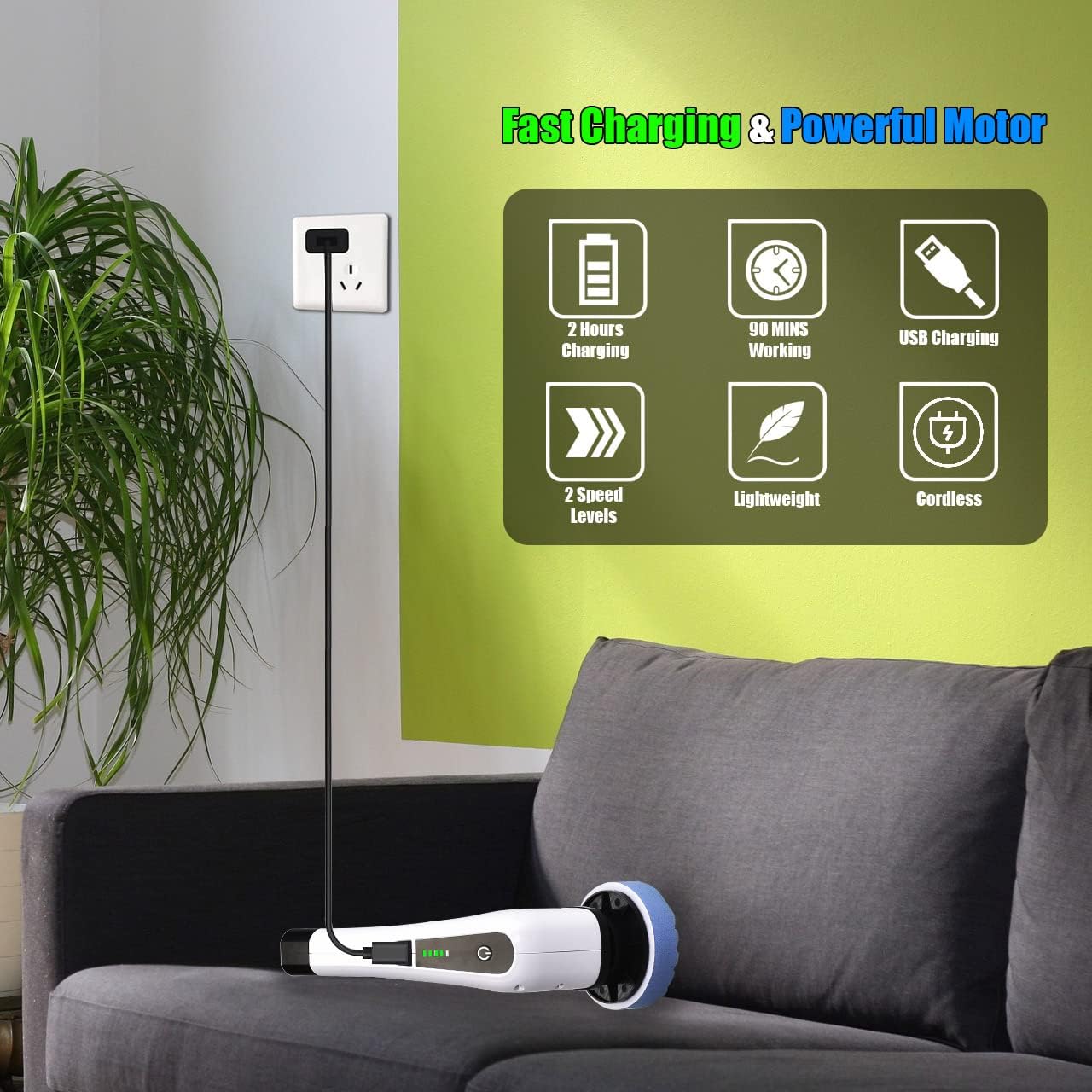 Swiftscrub PowerScrub Electric Cleaning Brush