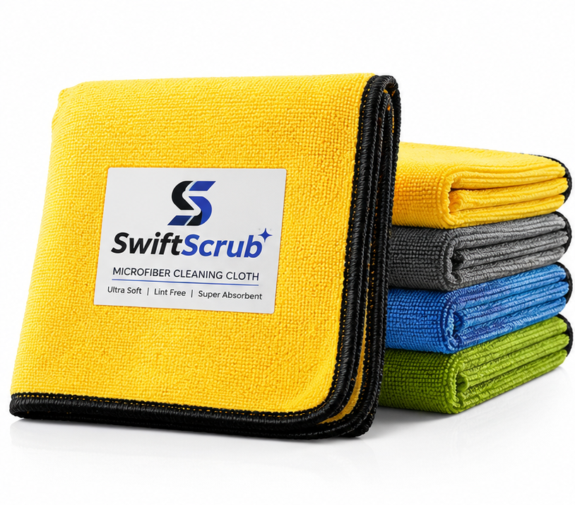 Double Side Microfiber Cloth (Pack of 2)