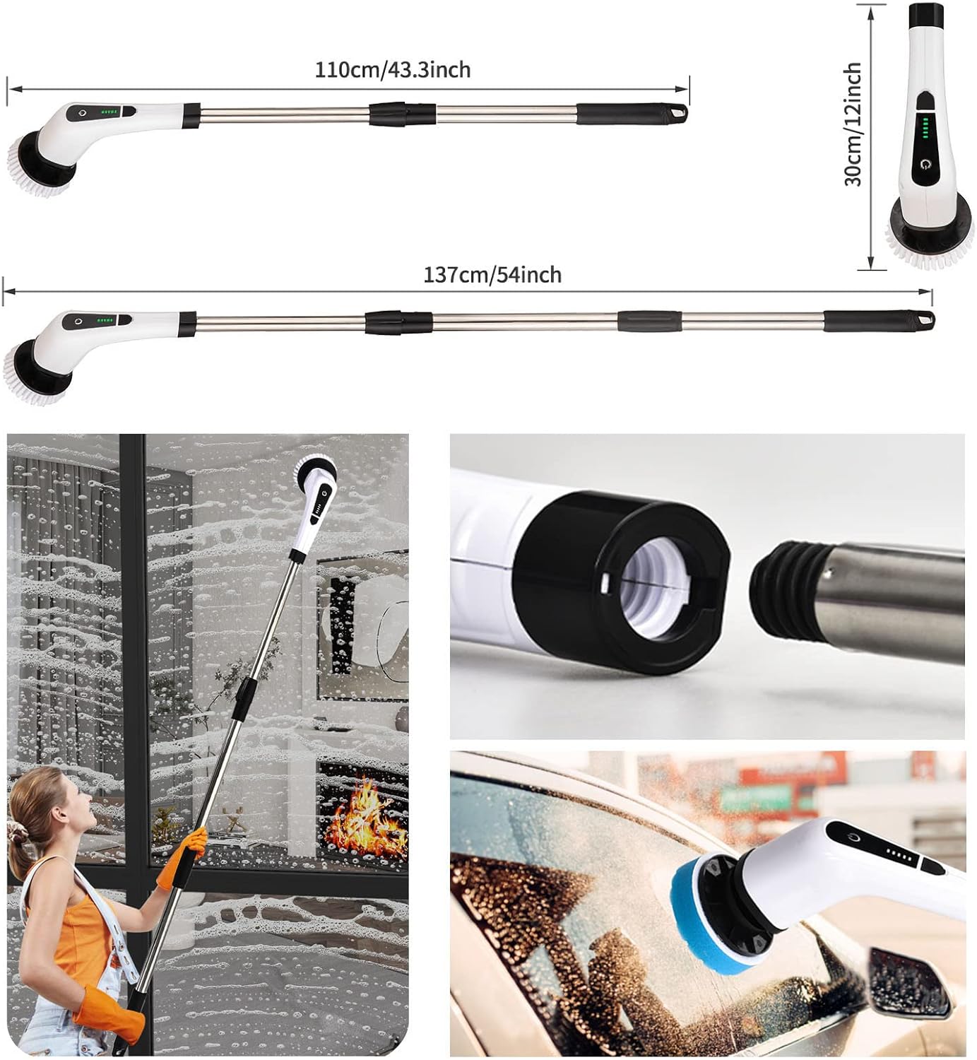 Swiftscrub PowerScrub Electric Cleaning Brush