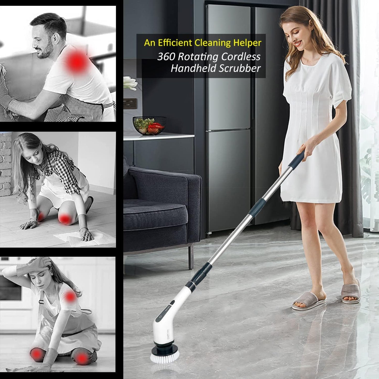 Swiftscrub PowerScrub Electric Cleaning Brush