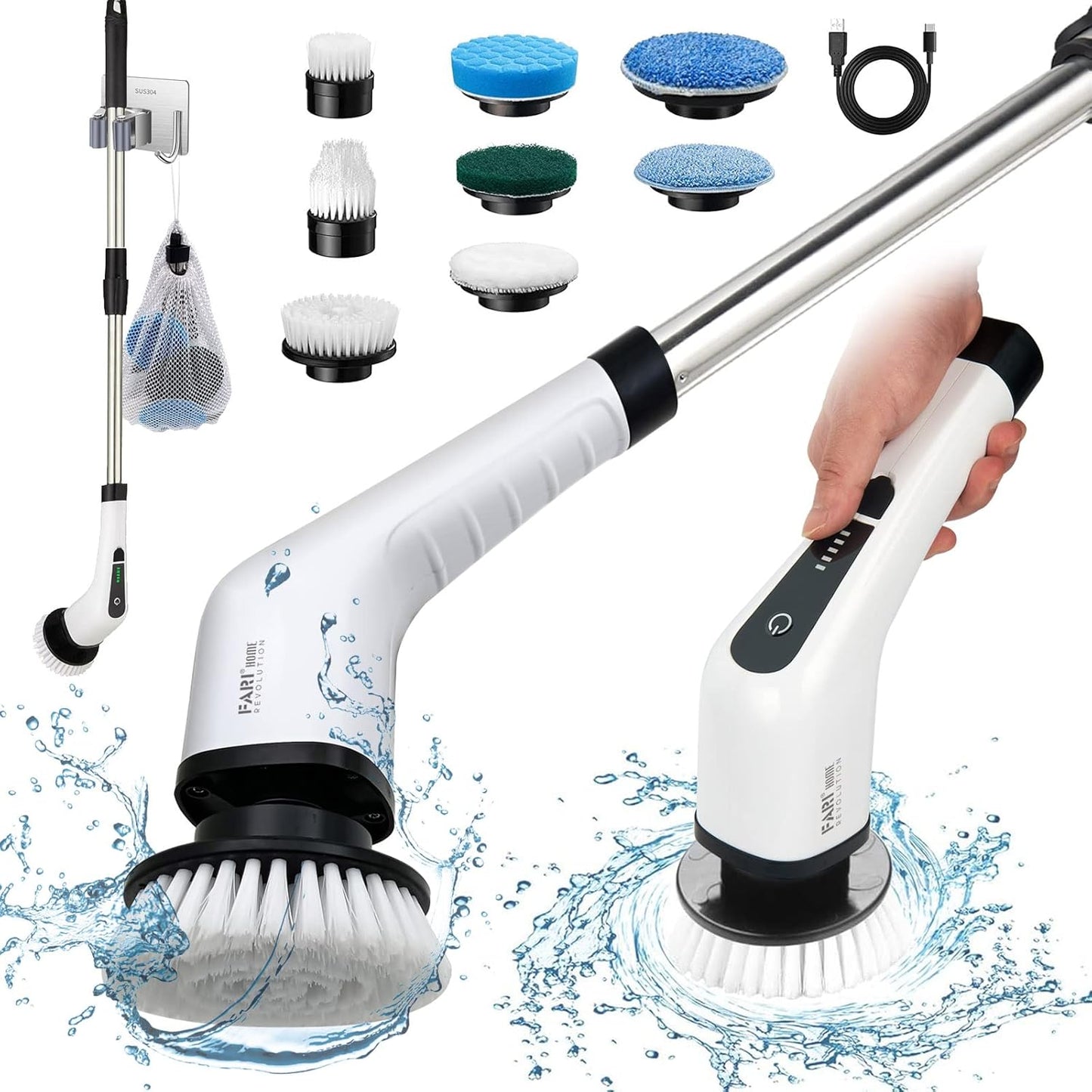 Swiftscrub PowerScrub Electric Cleaning Brush