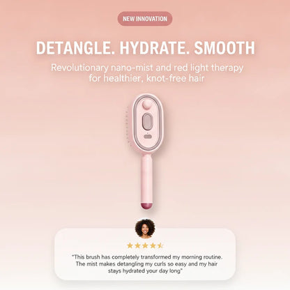 Steam Mist Brush — Detangle, Hydrate & Smooth Any Hair Type