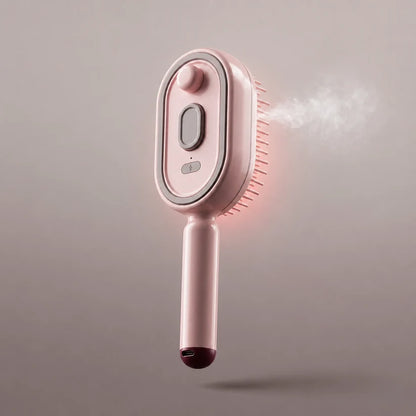Steam Mist Brush — Detangle, Hydrate & Smooth Any Hair Type